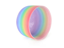 Load image into Gallery viewer, 6-9 Inch Full Color Frosted Crystal Singing Bowl + FREE Mallet and O-ring