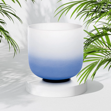 Load image into Gallery viewer, 1 Piece - Gradient Color Quartz Crystal Singing Bowl with free mallet