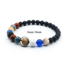 Load image into Gallery viewer, Natural Stone Solar System Bracelet