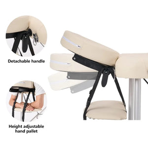 84 inch Portable Massage Table – Adjustable 3-Fold Spa Bed