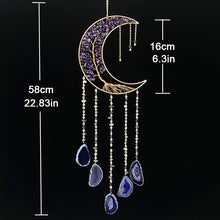 Load image into Gallery viewer, Agate Moon Dream Catcher