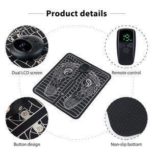 Wireless EMS Electric Foot Massager Pad