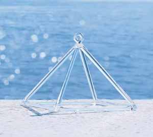4 inch Crystal Singing Pyramid