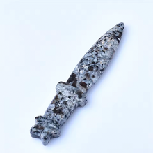 Load image into Gallery viewer, Natural Gemstone Crystal Knife Hand-Carved Healing Tool