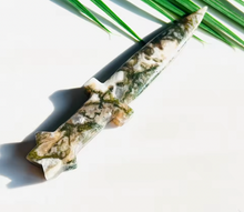 Load image into Gallery viewer, Natural Gemstone Crystal Knife Hand-Carved Healing Tool