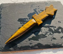 Load image into Gallery viewer, Natural Gemstone Crystal Knife Hand-Carved Healing Tool
