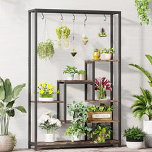 Load image into Gallery viewer, 5 Tier Brown Multi-layered Instrument Display Shelf