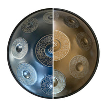 Load image into Gallery viewer, 22 Inch 440HZ 9/10/12 Tone, D Minor Hand Painted Steel Tongue Drum + FREE Carrying Bag
