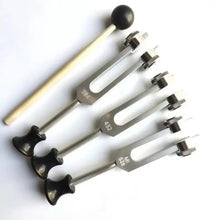 Load image into Gallery viewer, 1pc 256/432/384/528Hz Weighted Tuning Fork with Base + FREE Mallet and Pouch
