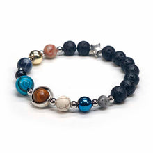 Load image into Gallery viewer, Natural Stone Solar System Bracelet