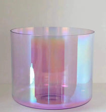 Load image into Gallery viewer, 432 Hz 7pcs Chakra Crystal Clear Singing Bowl Set + FREE Carrying Case