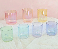 Load image into Gallery viewer, 7 Crystal Clear Alchemy Crystal Singing Bowl Set + 2 FREE Carrying Cases