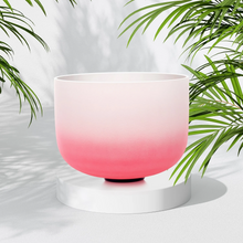 Load image into Gallery viewer, 1 Piece - Gradient Color Quartz Crystal Singing Bowl with free mallet