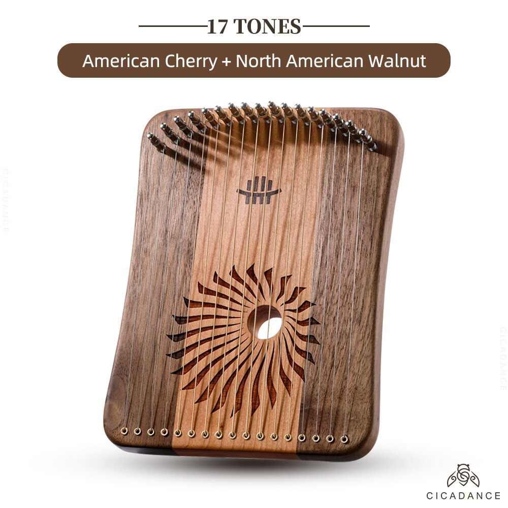 17/31 Strings Fingerplay Kalimba Lyre Harp Chromatic Thumb Piano