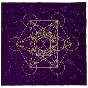 Rubik's Cube Crystal Grid Tablecloth
