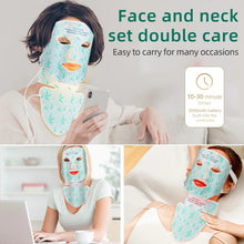 Load image into Gallery viewer, 8 Color Silicone LED Face &amp; Neck Mask Set — Photon Light Therapy for Skin Rejuvenation, Acne &amp; Anti-Aging