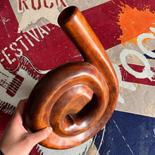 Load image into Gallery viewer, Wooden Spiral Didgeridoo