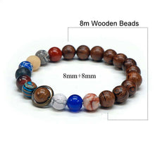 Load image into Gallery viewer, Natural Stone Solar System Bracelet