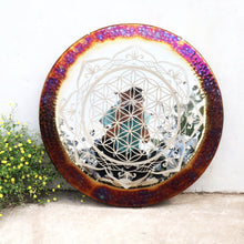 Load image into Gallery viewer, Flower of Life Wind Gongs + FREE Mallet