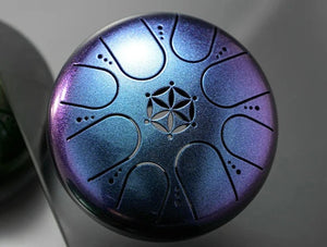 5 inch, 8 Notes, C Key Mini Steel Tongue Drum + FREE Carrying Bag