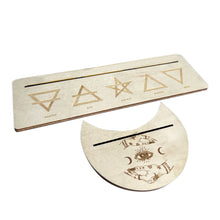 Load image into Gallery viewer, 2 pcs Wooden Oracle Card Display Holder