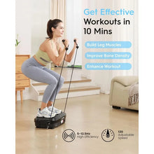 Load image into Gallery viewer, Vibration Plate- 4D &amp; Oscillation Two Types Vibration Platform, Whole Body Workout Vibration Plate Exercise Machine