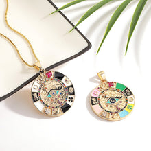Load image into Gallery viewer, Multi-element Evil Eye Necklace
