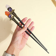 1pc Natural Crystal Scepter Wand