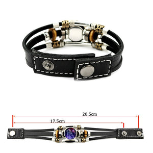 Luminous 12 Zodiac Signs Charm Bracelet
