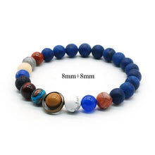 Load image into Gallery viewer, Natural Stone Solar System Bracelet