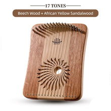 Load image into Gallery viewer, 17/31 Strings Fingerplay Kalimba Lyre Harp Chromatic Thumb Piano