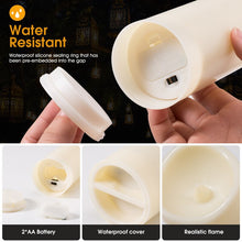 Load image into Gallery viewer, 12Pcs/Set Flickering Flameless Candles, Waterproof LED with Remote