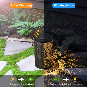Solar LED Tree of Life Waterproof Hanging Lantern