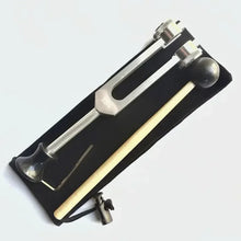 Load image into Gallery viewer, 1pc 256/432/384/528Hz Weighted Tuning Fork with Base + FREE Mallet and Pouch