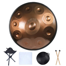 Load image into Gallery viewer, 22 Inch, 10 Notes D Minor 440HZ 432HZ, Handpan + FREE Carrying Bag