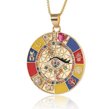 Load image into Gallery viewer, Multi-element Evil Eye Necklace