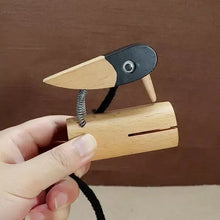 Load image into Gallery viewer, Wooden Woodpecker Sound Tube Pull Rope