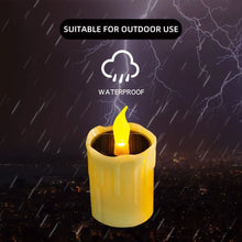Load image into Gallery viewer, 6pcs Flameless Solar Tea Light Flickering Candles