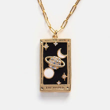 Load image into Gallery viewer, Antiqued Enamel Tarot Necklace