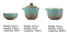 Load image into Gallery viewer, Ceramic Chinese Travel Tea Tea Set + FREE Carrying Bag
