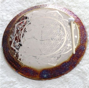 Flower of Life Wind Gongs + FREE Mallet
