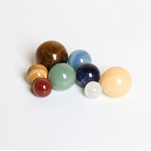 8 Planets of The Solar System Crystals + Necklace (free gift with astrology purchase)