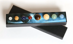 Planets of The Solar System Gemstone Crystal Spheres