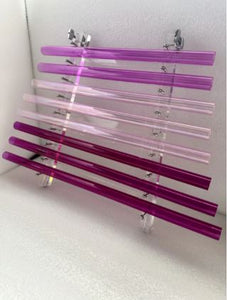 Pink Crystal Singing Harp Perfect Pitch 5th octave, 432hz + FREE Aluminum Case