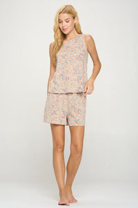 Lounge loungewear set animal leopard matching set