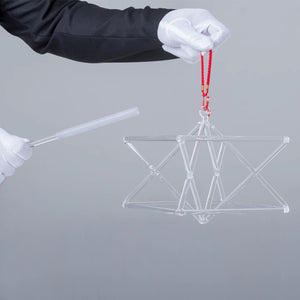 5 inch or 6 inch Merkaba Crystal Singing Pyramid + FREE Case and Mallet