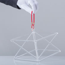 Load image into Gallery viewer, 5 inch or 6 inch Merkaba Crystal Singing Pyramid + FREE Case and Mallet