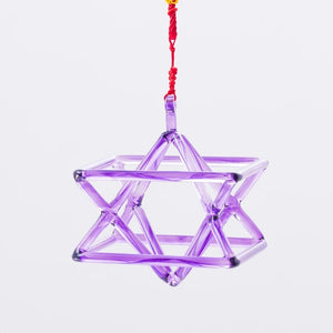 5 inch or 6 inch Chakra Colored Merkaba Crystal Singing Pyramid + FREE Case and Mallet
