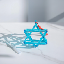 Load image into Gallery viewer, 5 inch or 6 inch Chakra Colored Merkaba Crystal Singing Pyramid + FREE Case and Mallet