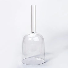 Load image into Gallery viewer, 5 inch 528 hz Clear Quartz Crystal Handle Singing Bowl